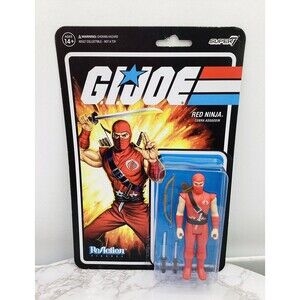 Super7 G.I. Joe ReAction – Red Ninja Action Figure